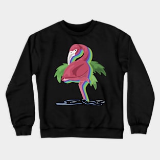 Flamingo Summer Vibes Crewneck Sweatshirt